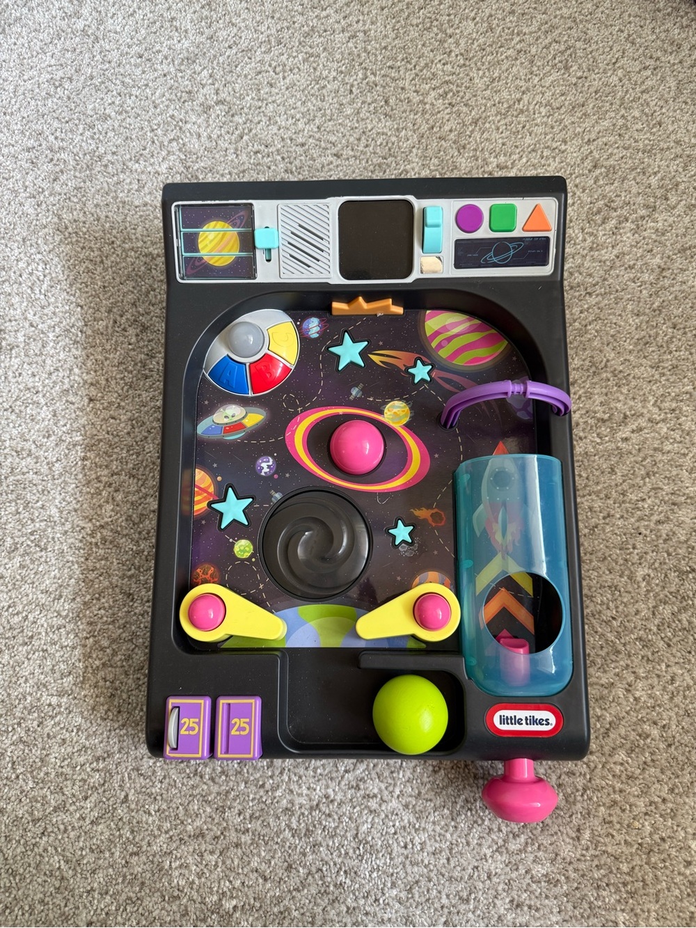 Little Tikes Space Pinball Machine Toy